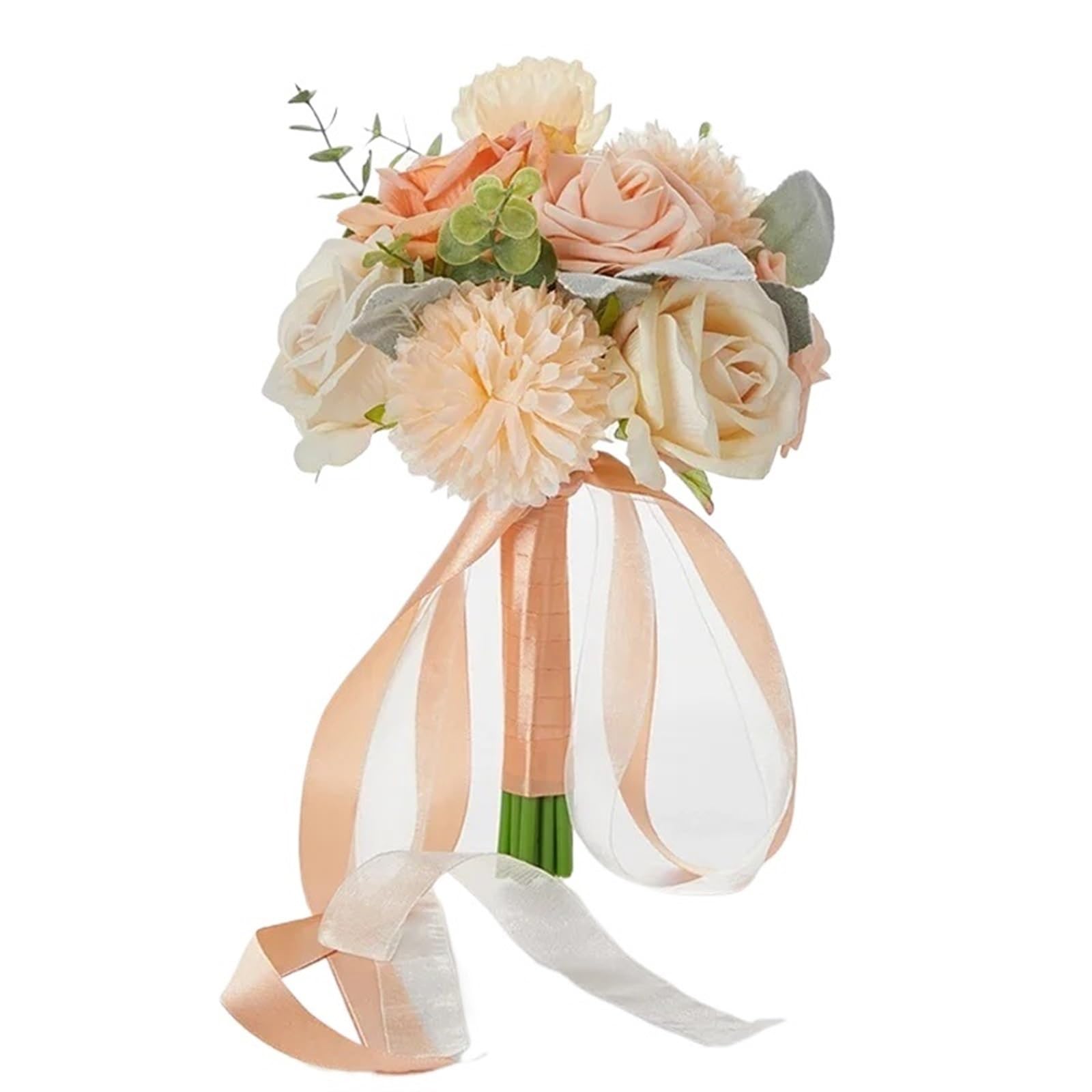 ZGCrumphant Artificial Wedding Bouquet 1Pcs Wedding Bride Bouquet Artificial Decorative Tossing for(Color3)
