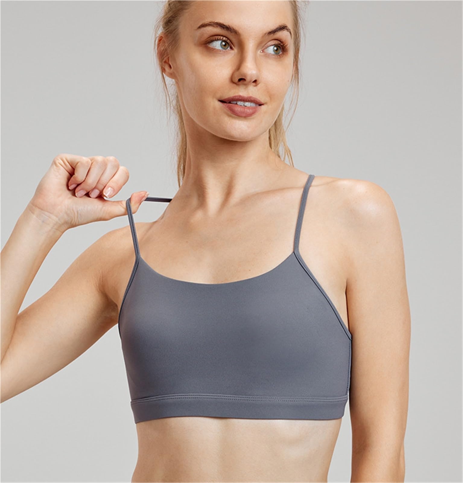 Reggiseno Sportivo Donna Reggiseno Sportivo Da Donna Con Canotta Y-Line, Spalline Sottili, Reggiseno Yoga Imbottito Traspirante Comfort Reggiseno Sportivo(G,XL)