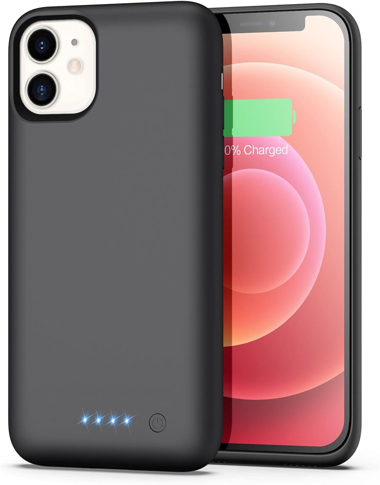 Battery Case for iPhone 12/12 Pro,[6800mAh] Protective Portable Charging Case Rechargeable Charger Case Extended Battery Pack for Apple iPhone 12/12 Pro (6.1inch)