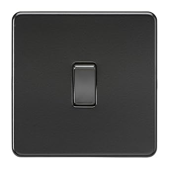 Knightsbridge SF7400BC Screwless Telephone Extension Socket, Brushed Chrome