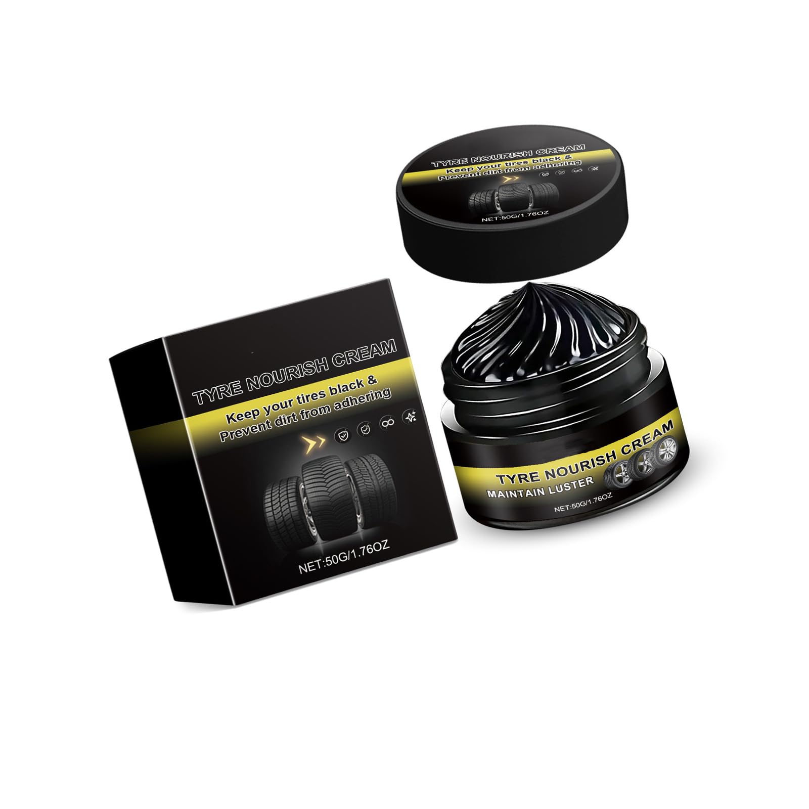 Wayfadacc B Multipurpose Auto Care Cream Car Maintenance Cream Upgrades For Faux Leather & Restores Seats Dashboard & Tires