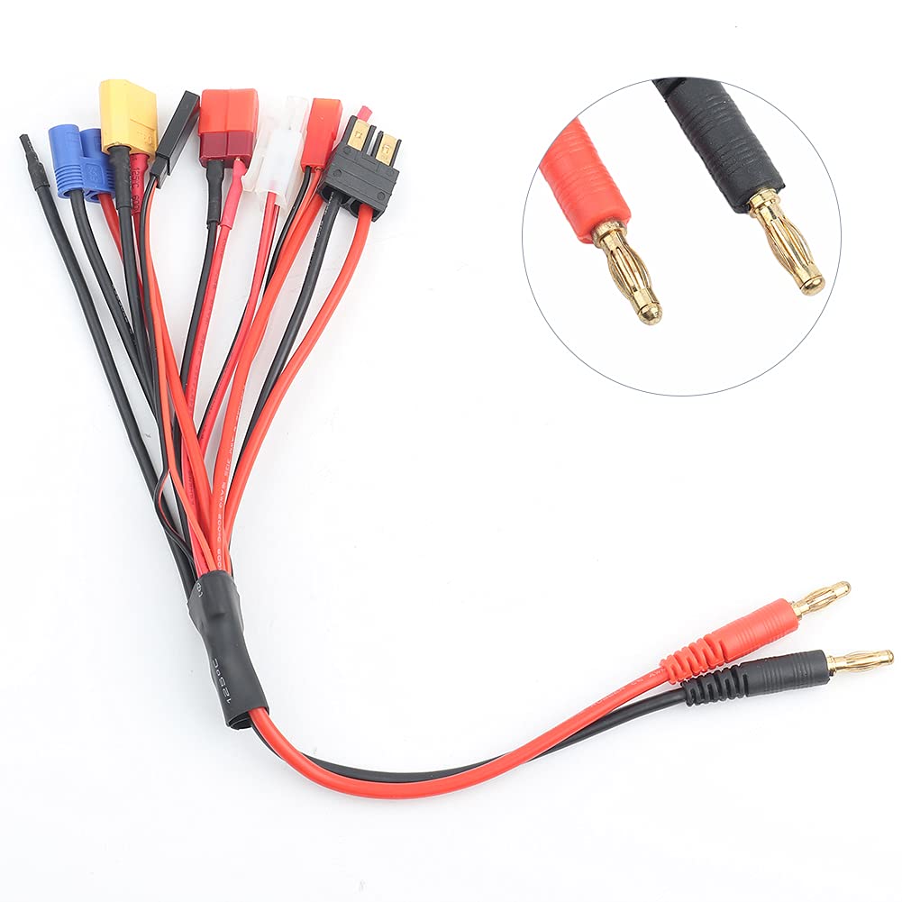 Kabel do Konwersji RC, Wielofunkcyjny Kabel do ładowarki 8 w 1 Bateria Lipo Multi Wtyczka do ładowania Konwertuj linię kablową do ładowarki IMAX B6