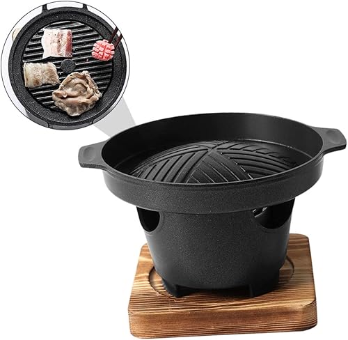 Miniatura 4 de 1 Unidades Parrilla Pescado Barbacoa Asador Estufa de Camping Parrilla de servir Sartén para el hogar Utensilios para hornear Metal Asado Estufa