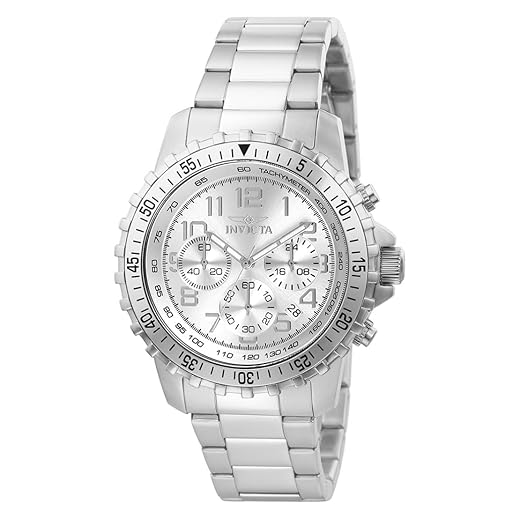 Invicta Men's 1326 Invicta II Chronograph Black Dial Two-Tone Stainless Steel Watch