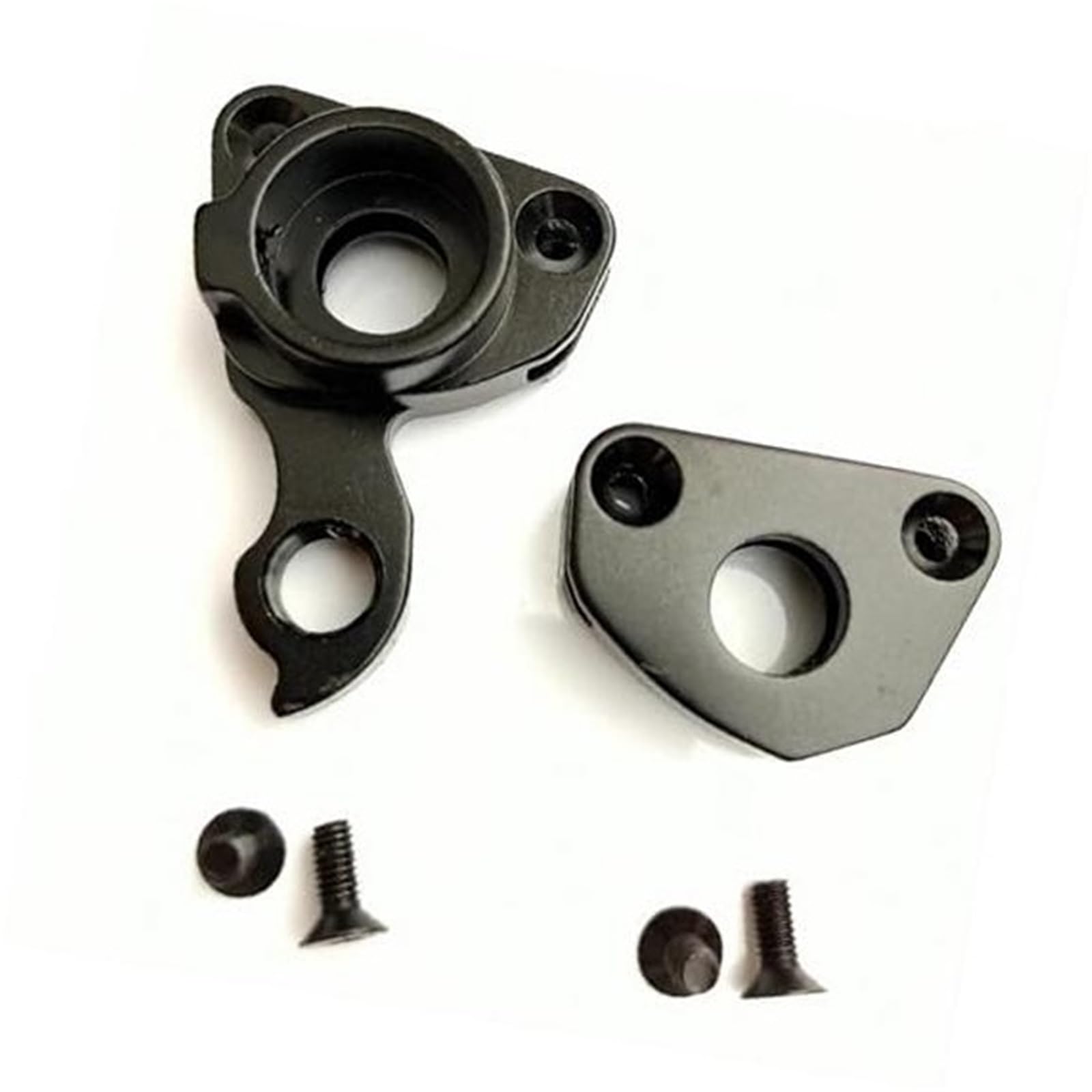 Wivplex 2-teiliges Fahrrad-Schaltwerk-Aufhänger, for Airwolf, Motion TIDEACE Coluer Poision WKY Geometrisch 142 x 12 mm Gravel MTB Carbon-Fahrradrahmen Schaltauge(Black Thru Axle142x12mm)