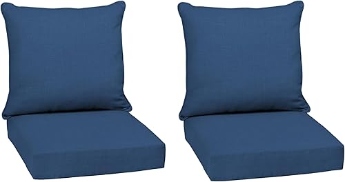 Miniatura 121 de Arden Selections Juego de cojines profundos para exteriores, 24 x 24 pulgadas, resistente al clima, a prueba de lluvia, resistente a la decoloración