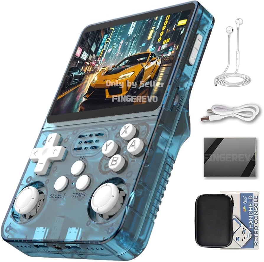 Image of Portable R36S Game Console 2026 | Retro Classic Game Box | 10000+ Games Long Battery Life | Handheld Gaming for Kids & Adults