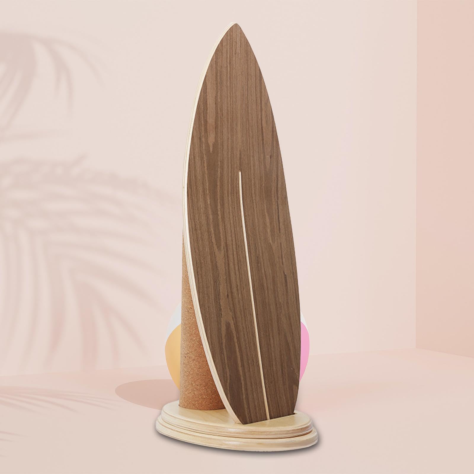Tabla de equilibrio para adultos y niños, tabla de equilibrio de Para madera para entrenamiento de surf y patineta, mayor estabilidad y agilidad, de de Para madera para