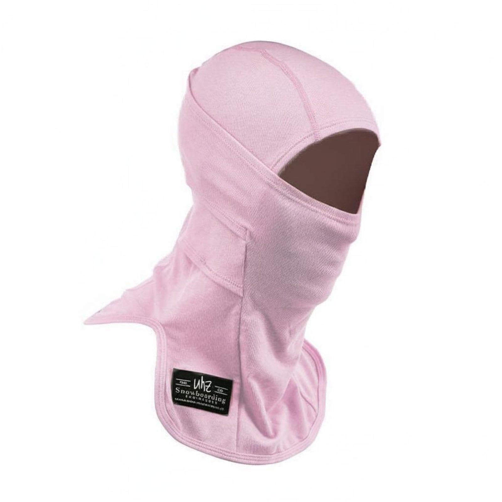 TRENDYNEST Ski Face face Cover, Wool Balaclava, Windproof Neck Warmer, Cold Weather Activities Gear for Women Pink S-M-image-40