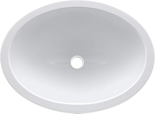 Miniatura 4 de RecPro Fregadero ovalado para autocaravana  10 x 13 pulgadas  Blanco  Con grifo