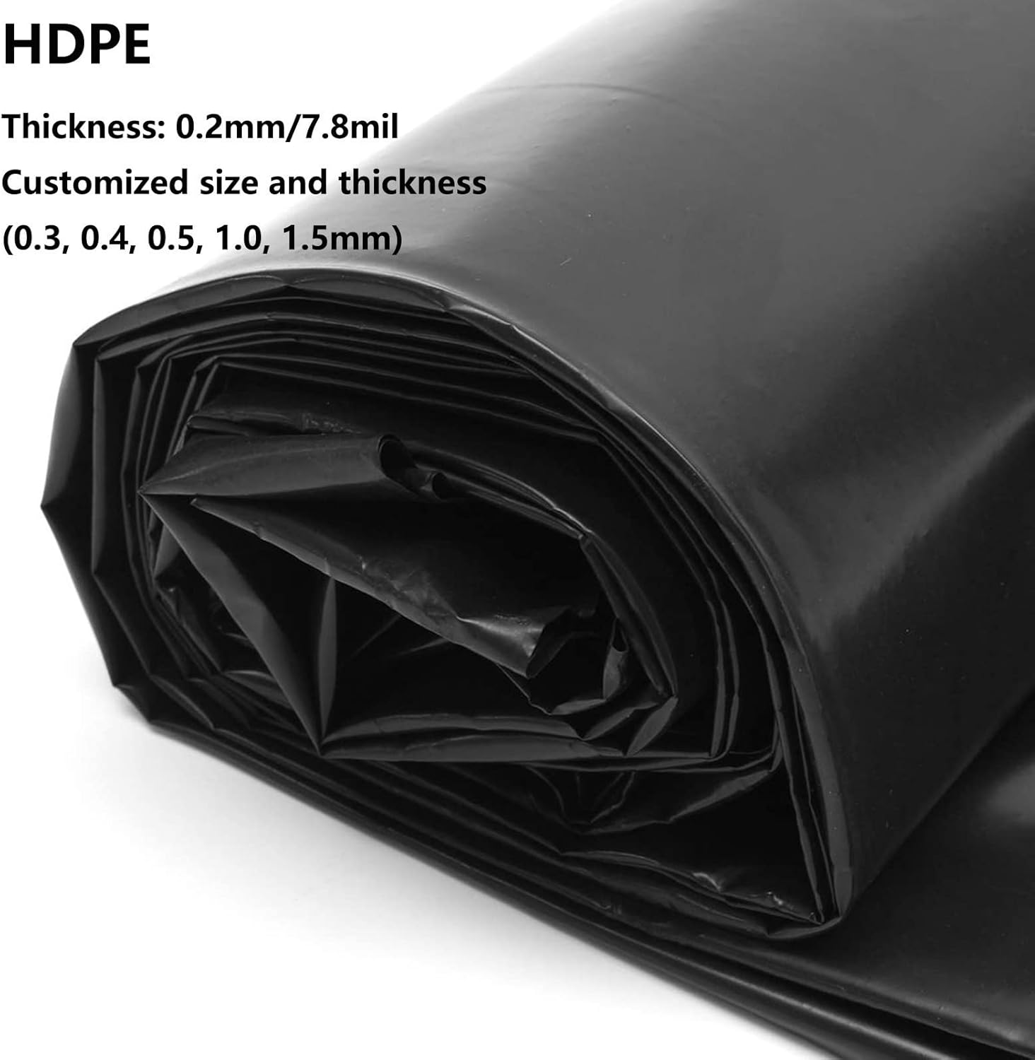 Pond Liner Cloth, Tear-Resistant Waterproof Material for Landscaping and Garden Pools
