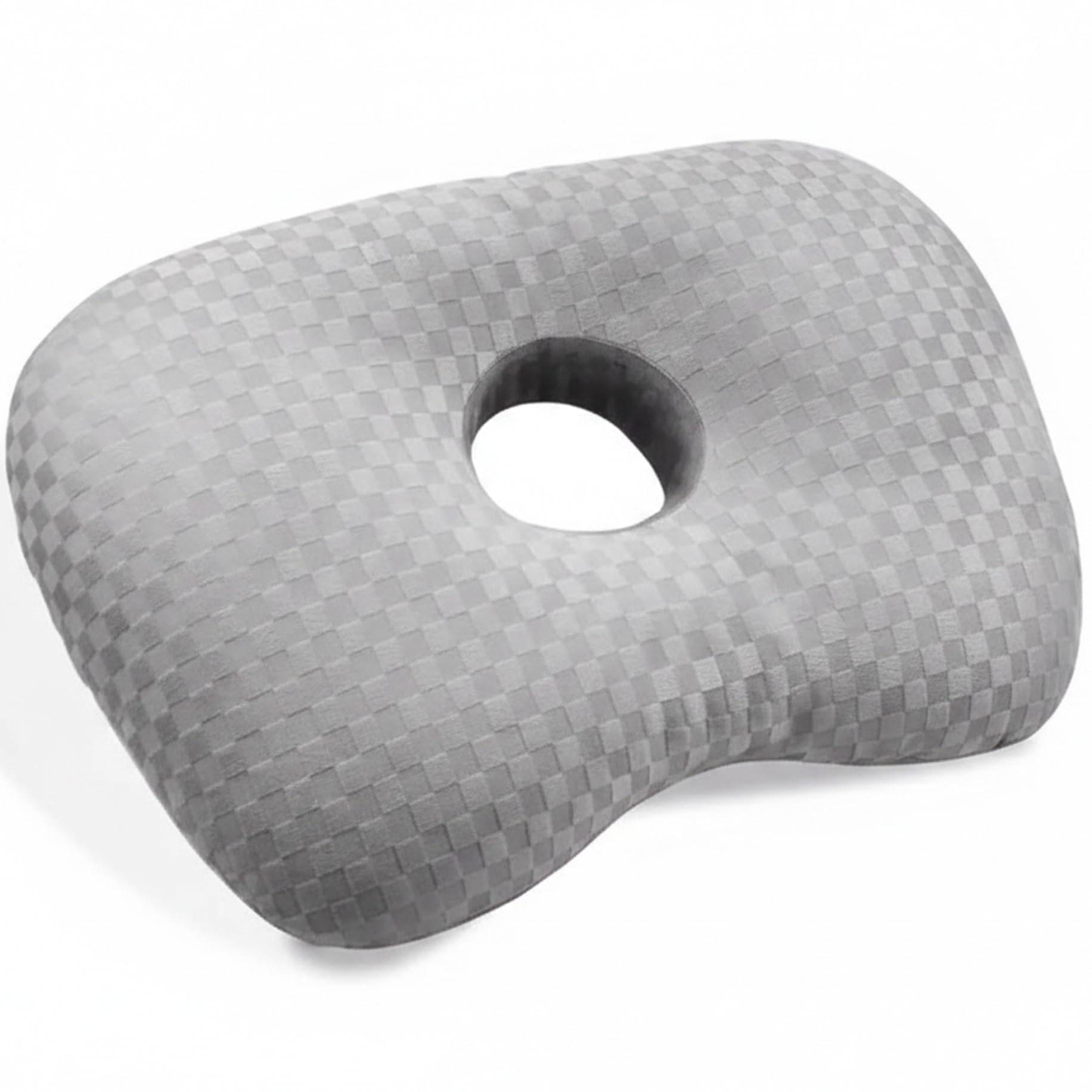 Oreiller d'oreille avec Trou haut de gamme en tissu floral gris