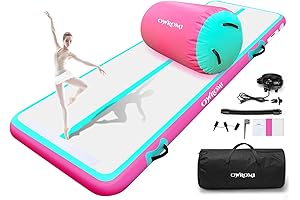 Inflatable Gymnastics Air Track Tumbling Mat with Electric Pump
