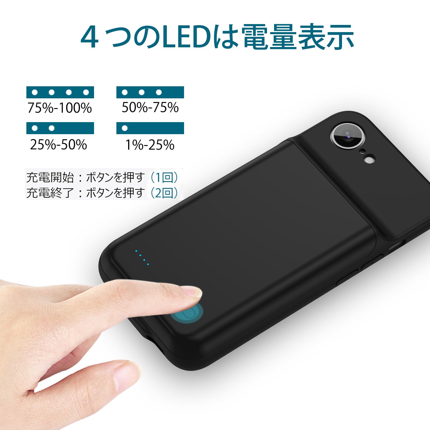 Amazon | WELUV iPhone 16e 2025 対応バッテリーケース 【7000mAh大