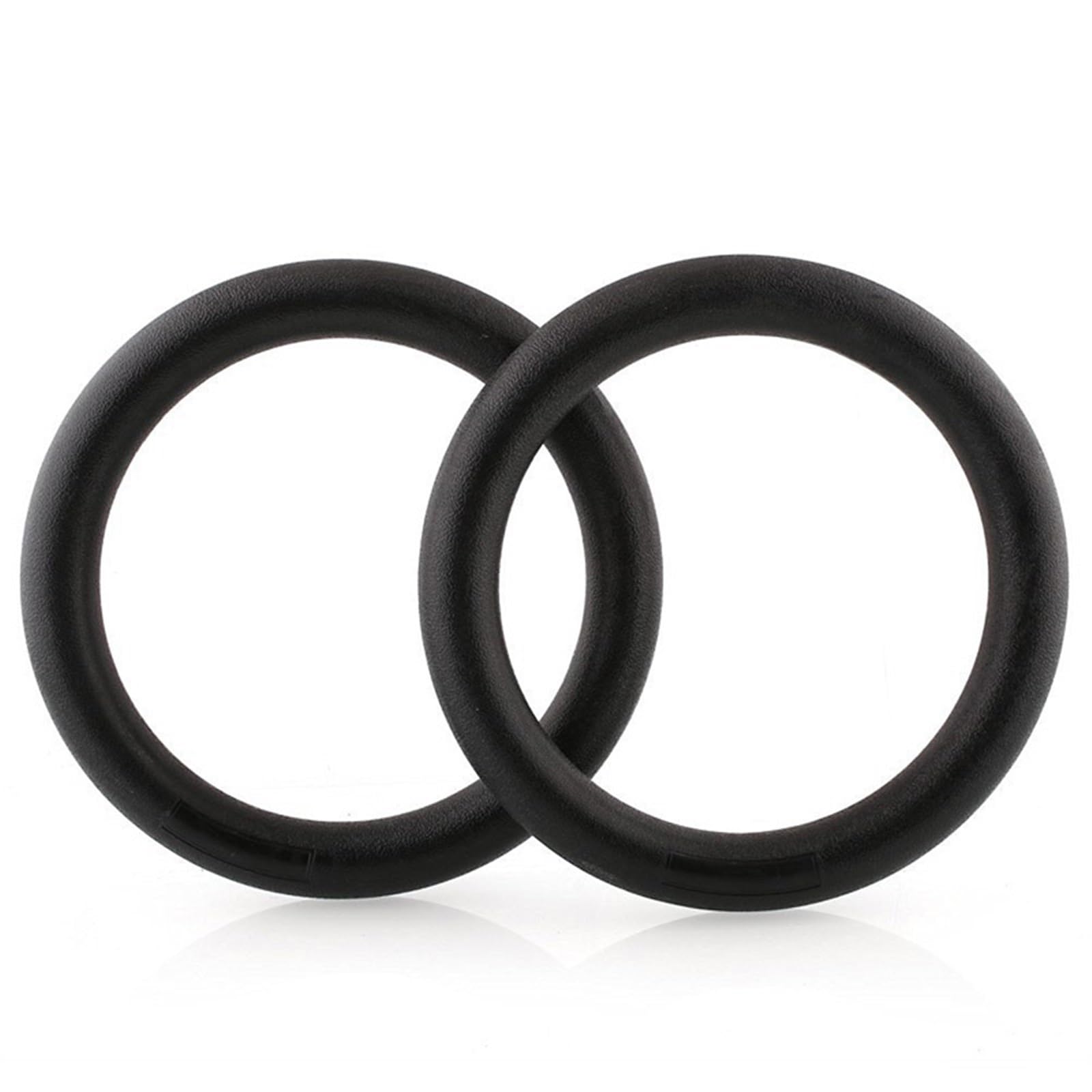 Anelli da Ginnastica Anelli da Ginnastica ABS 28 mm Palestra for trazioni for Allenamento della Forza del Corpo Regolabili Neri