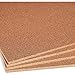 Juvale 4-Pack Cork Board Tiles, 1/4-Inch Natural Square Cork Board Tiles for Bulletin Boards, Coasters, Countertop Pot and Pan Holders, and DIY Arts and Crafts (12x12 in)
