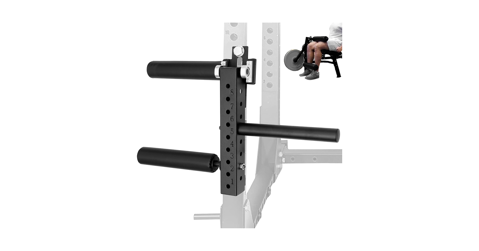 パワーラック用アタッチメント  レッグエクステンション&レッグカール Amazon.co.jp: パワー ラック アタッチメント用レッグ