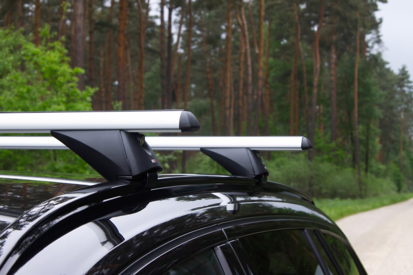 RIDIGO Glider Dachträger für Opel Zafira 3 III C Tourer 2012-2019 | Aluminium, 75 kg Tragkraft, geschlossene Dachreling, Silber