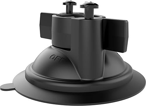 RAM Mounts Twist-Lock Suction Cup Base RAP-224-1U Compatible with RAM B Size 1" Ball Components