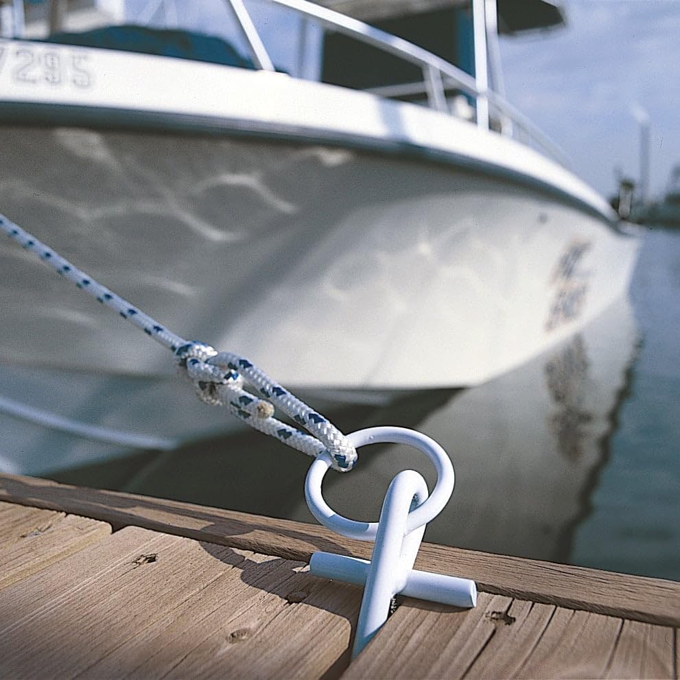 Ultimate Dock Products 77171 Aluminum Matte S Dock Cleat-9 in, Silver