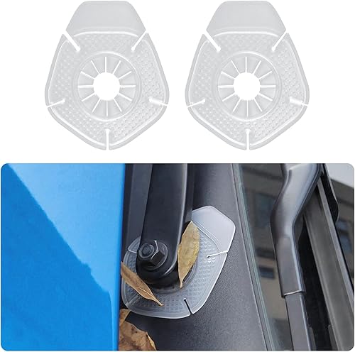 2 piezas de cubierta antipolvo para limpiaparabrisas de automóvil, de silicona de alta calidad, dispositivo de protección de agujeros que evita