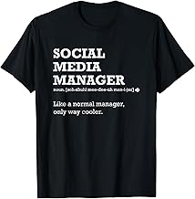 29 Small Business Marketing Strategies That Work 32 Social Media Manager Funny Definition Gift T-Shirt