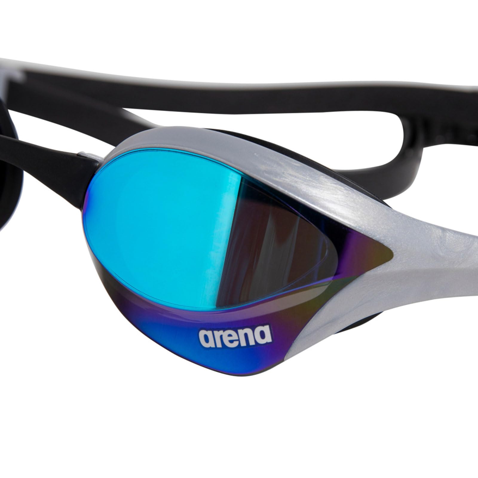 ARENA Herren Damen Unisex Schwimmbrille Cobra Ultra Swipe Mirror, Farbe:Grau, Artikel:-600 blue/silver