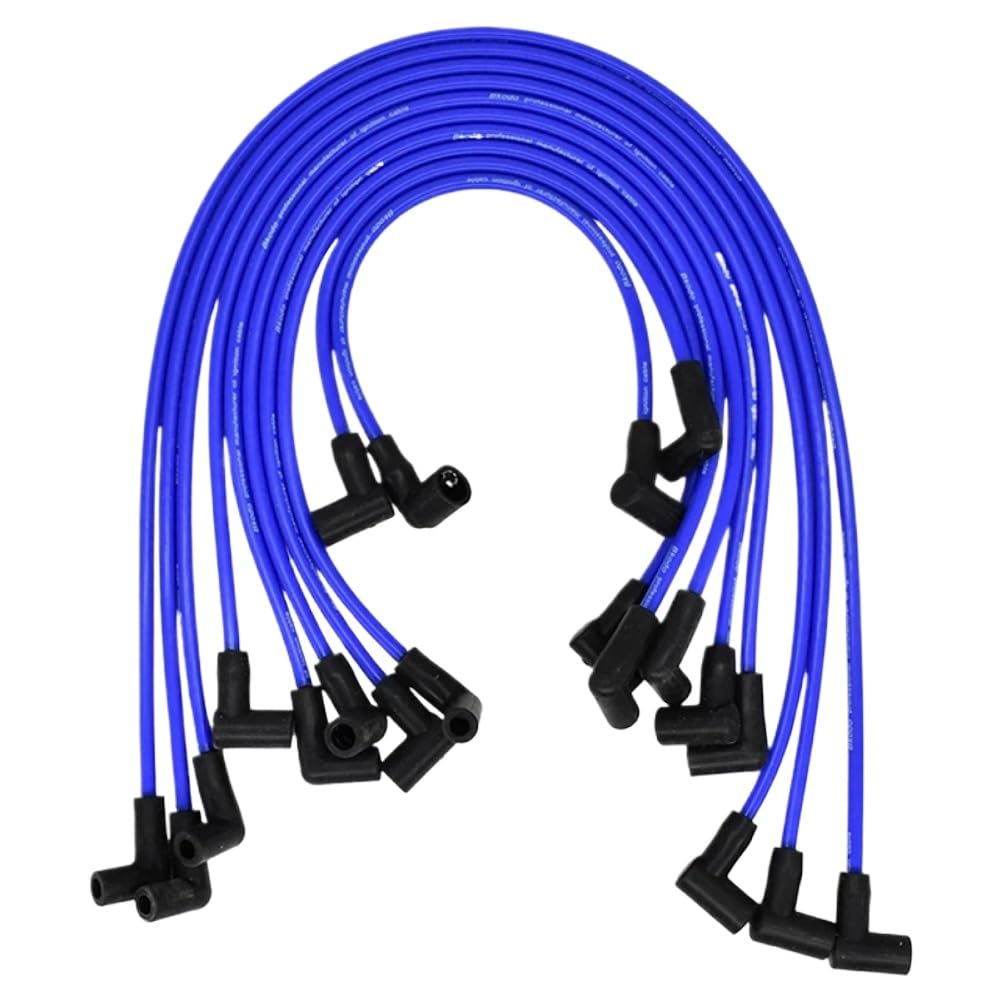 Set di 10 cavi per candele di accensione da 8 mm, compatibili con Mercruiser Thunderbolt V8 5 0 5 7 84 816608 Q61