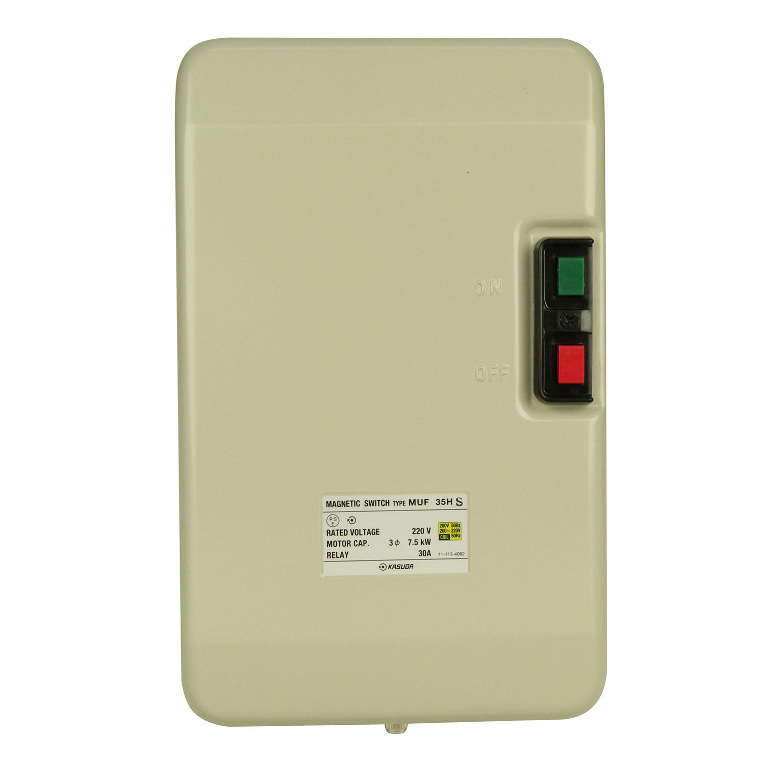 Amazon | 春日電機 電磁開閉器（押ボタン付） MUF35HS075 | 電磁