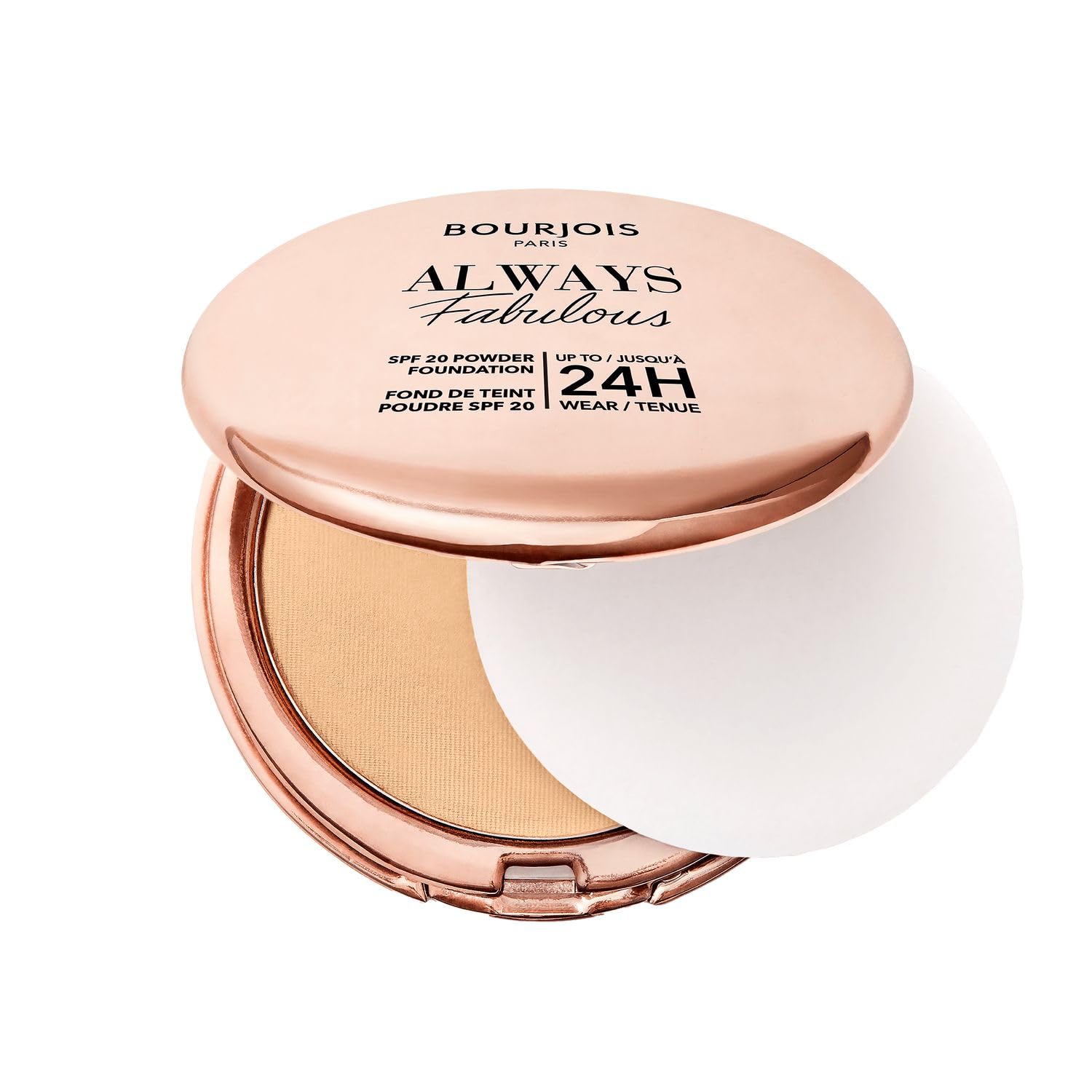 Bourjois Always Fabulous matujący puder z filtrem SPF20 nr 310 Beige, 7g