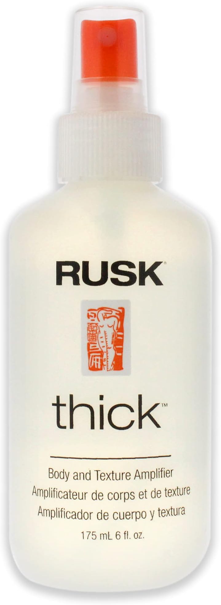 - RUSK Designer Collection Thick Body and Texture Amplifier, Gives Hair Incredible Body, Creates Texture and Volume, Anyone with Fine, Limp, Lazy Hair