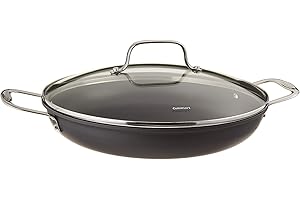 Cuisinart Chef's Classic Nonstick Hard-Anodized 12-Inch Everyday Pan with Medium Dome Lid:...