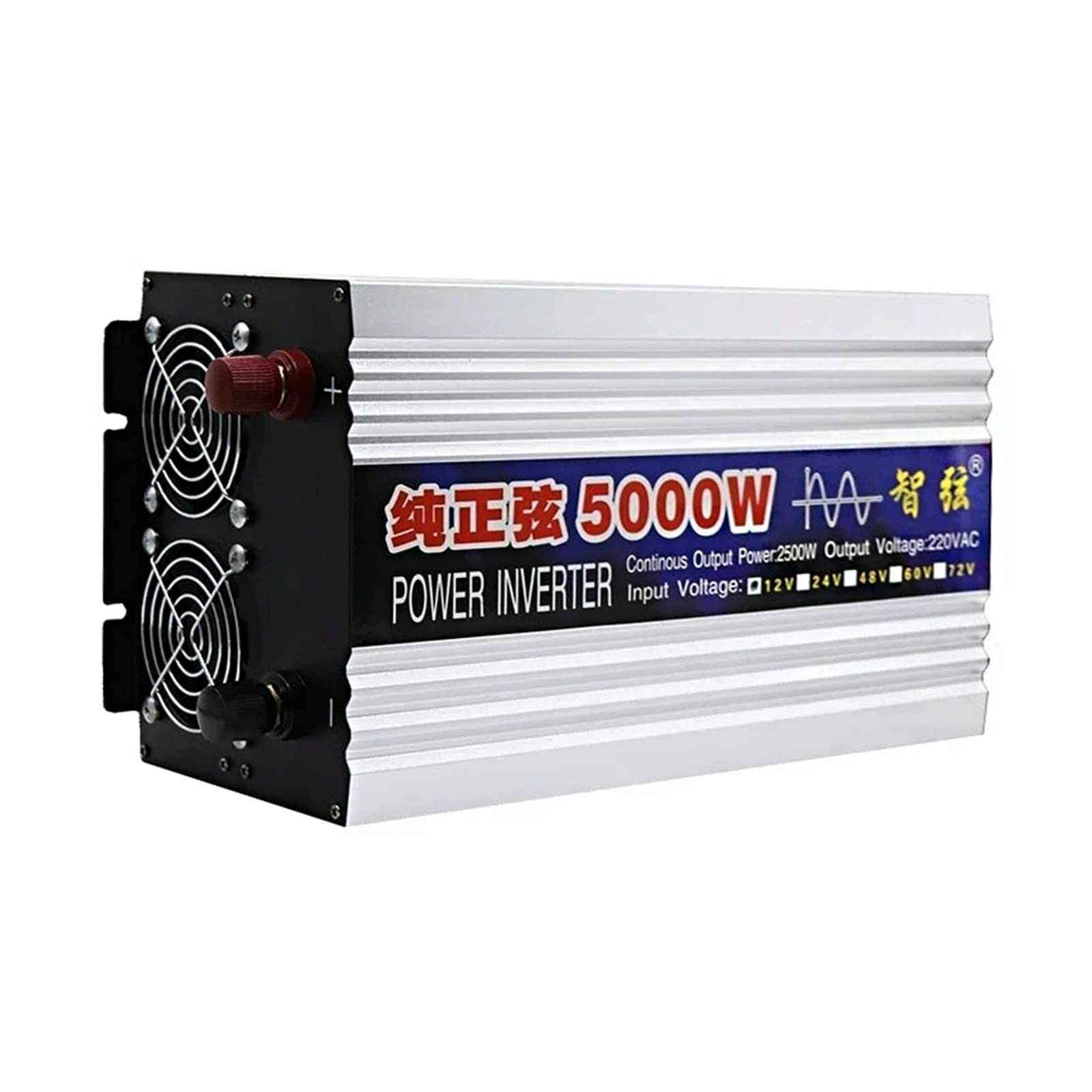 8000W 6000W 5000W Czysta sinusoidalna przetwornica fali sinusoidalnej DC 12 V 24 V na AC 220 V 50 Hz 60 Hz Przetwornica napięcia Przetwornica napięcia o dużej mocy podwójnego wyjścia(8000W,