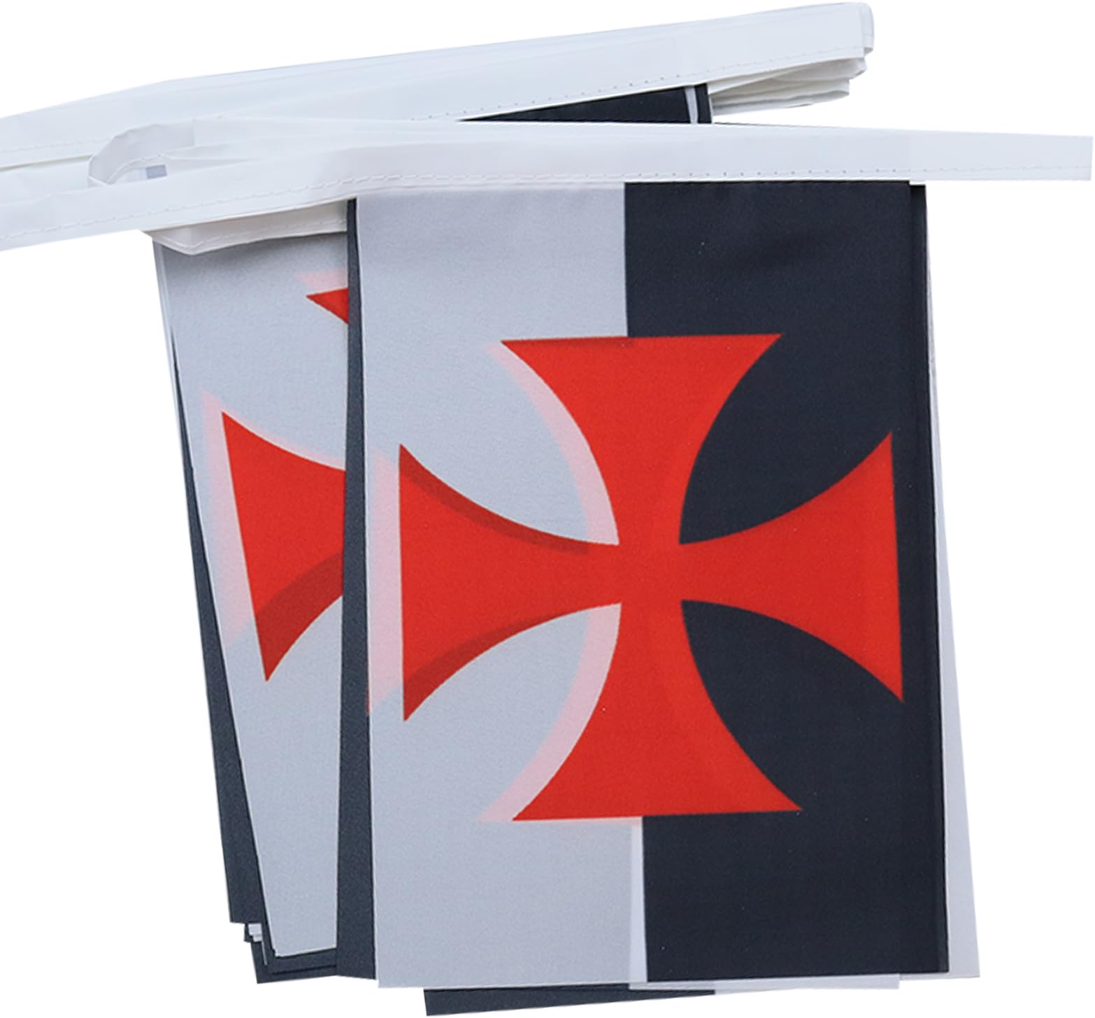 AZ FLAG Templar Baussant Bunting 20 ft 20 flags Light Polyester