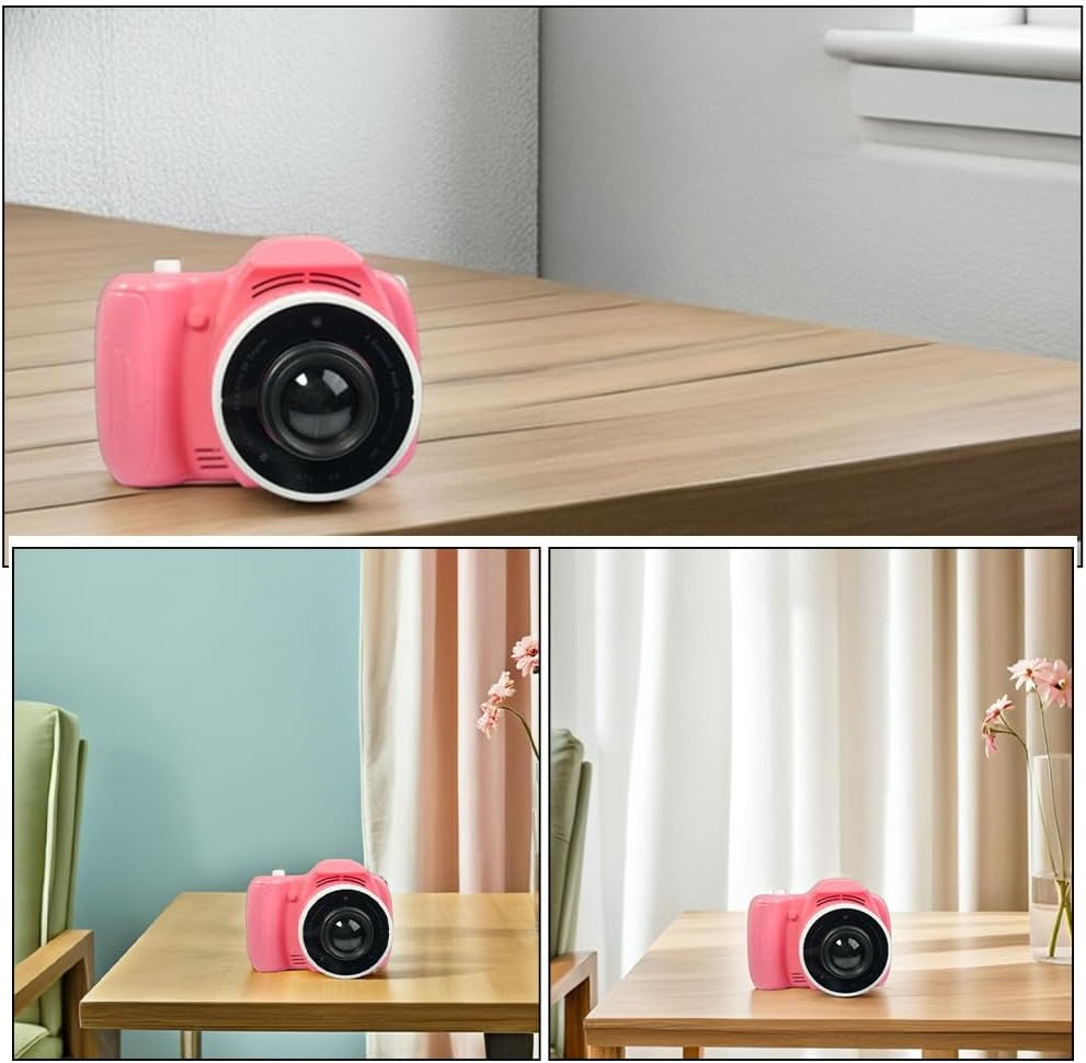 VICASKY Kids Camera with Projector for Video and Children's with Projector, Full 1080p Music Playback Function, Small Portable for Camping and Photography Adventures