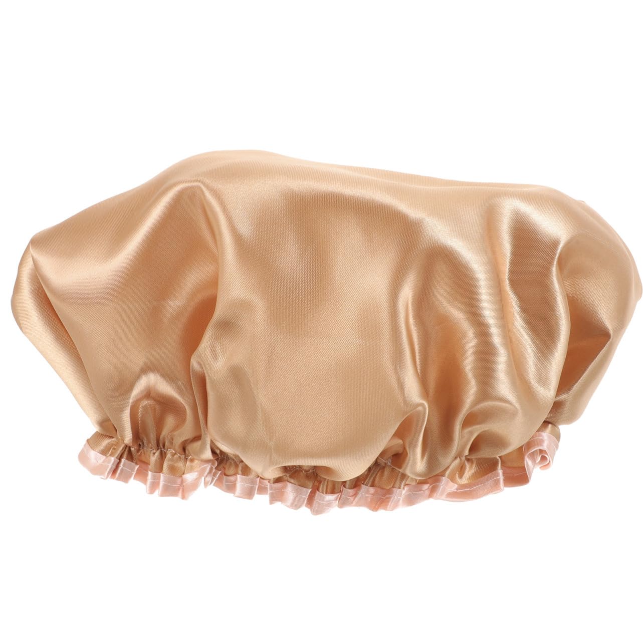 minkissy 4piezas Gorro De Para Mujeres Reutilizable y Sombrero De Baño Para Cabello y Protección Para Spa y Cocina Color Champán