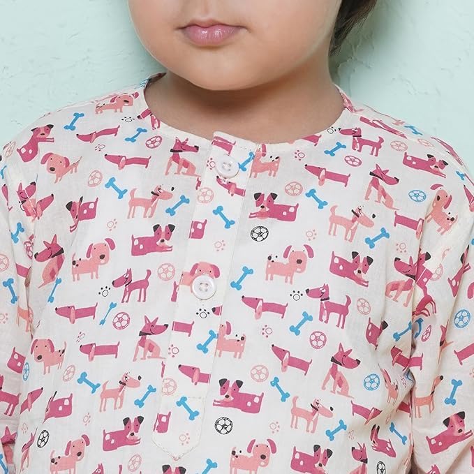 Image of AJ DEZINES Kids Ethnic Wear Pure Cotton Dhoti Kurta Set For Boys