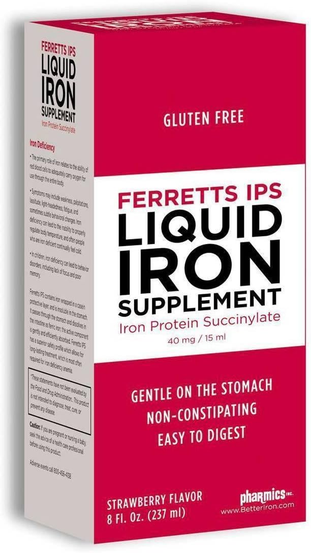 Ferretts IPS Iron Supplement - Liquid 8oz