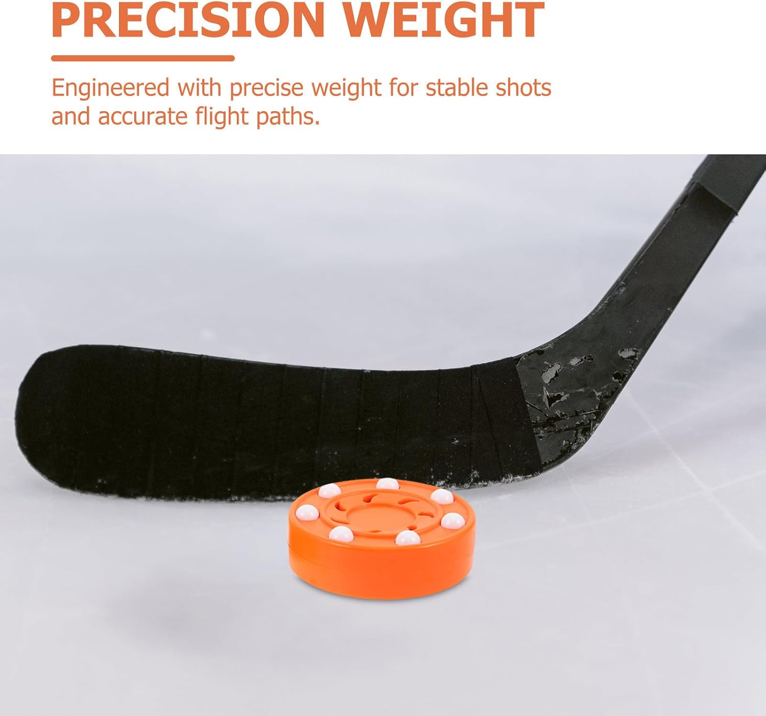Kisangel 3pcs Inline Roller Hockey Pucks: Street Hockey Puck for Training and Practice Smooth Riding - Driveway Roller Ball - Outdoor Sports Accessories