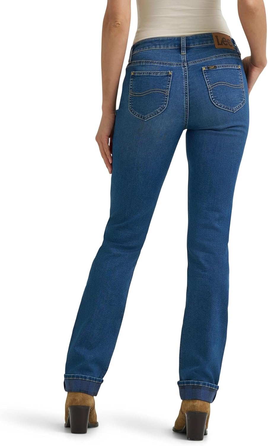 Lee Womens Legendary Mid Rise Straight Leg Jean