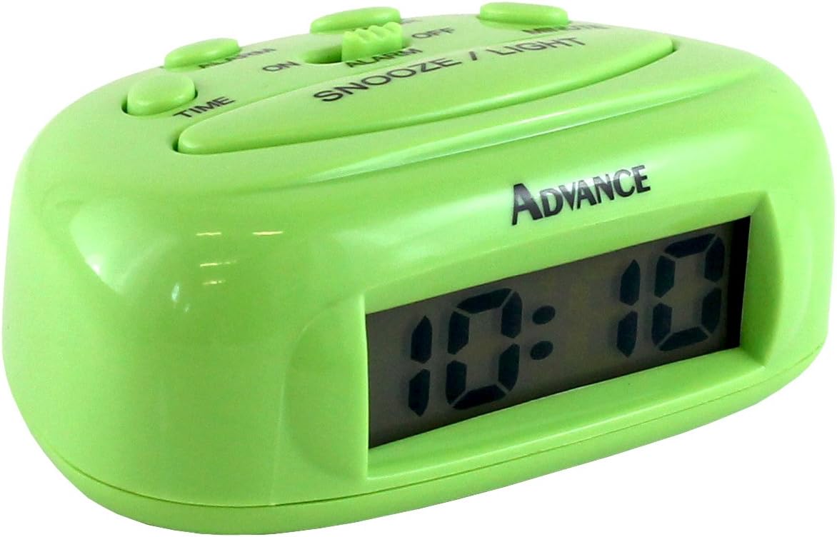 Digital Alarm Clock - Green