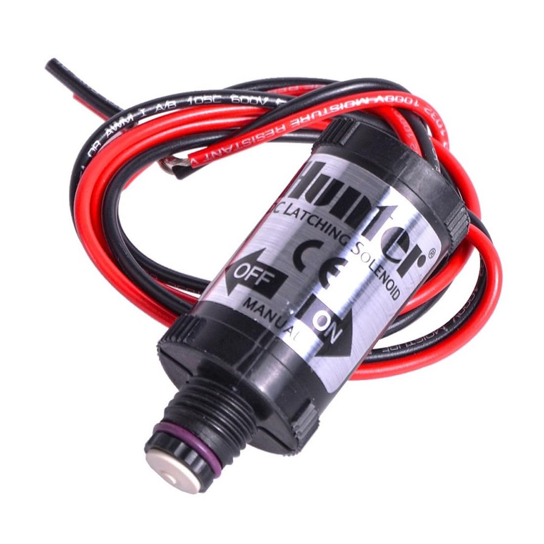 Hunter AC-Solenoide 9V Valve d'arrosage de rechange | SOLENOIDE 24V AC | Noir - Compatible avec toutes les vannes d'arrosage Hunter