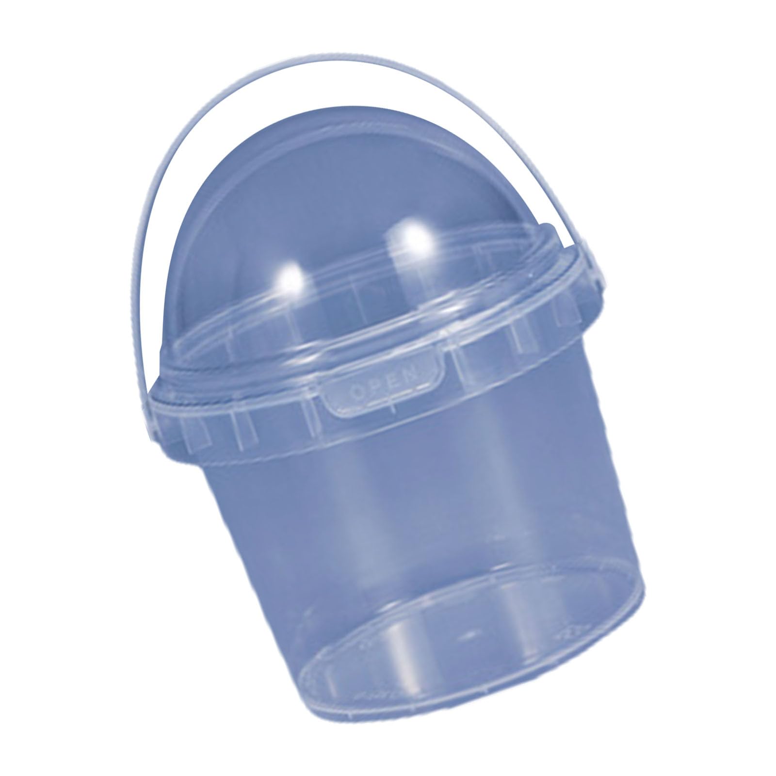 LSTTBO Leakproof Food Grade Bin with Visible Contents Commercial Grade Storage Solution for Dry Goods Takeout Meals Food Container