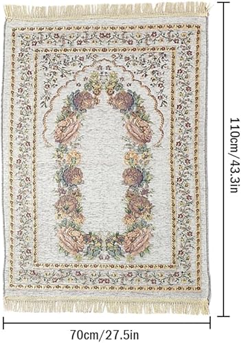 Miniatura 3 de Tapete de oración de 1 pieza, tapete de oración islámico, alfombra de oración musulmana, alfombra de oración suave, para oración islámica de