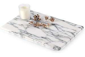 Koville Italian Arabescato Marble Cutting Board: Culinary Elegance