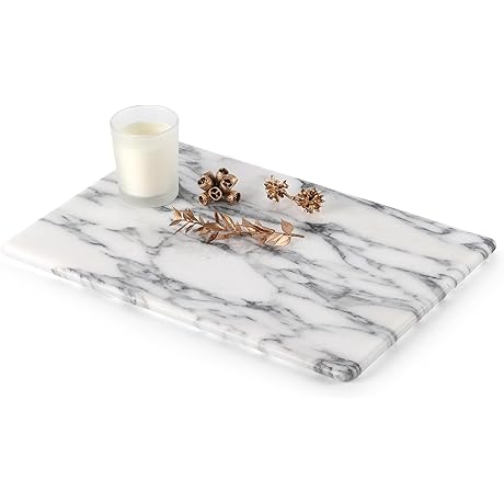 Koville Italian Arabescato Marble Cutting Board: Culinary Elegance