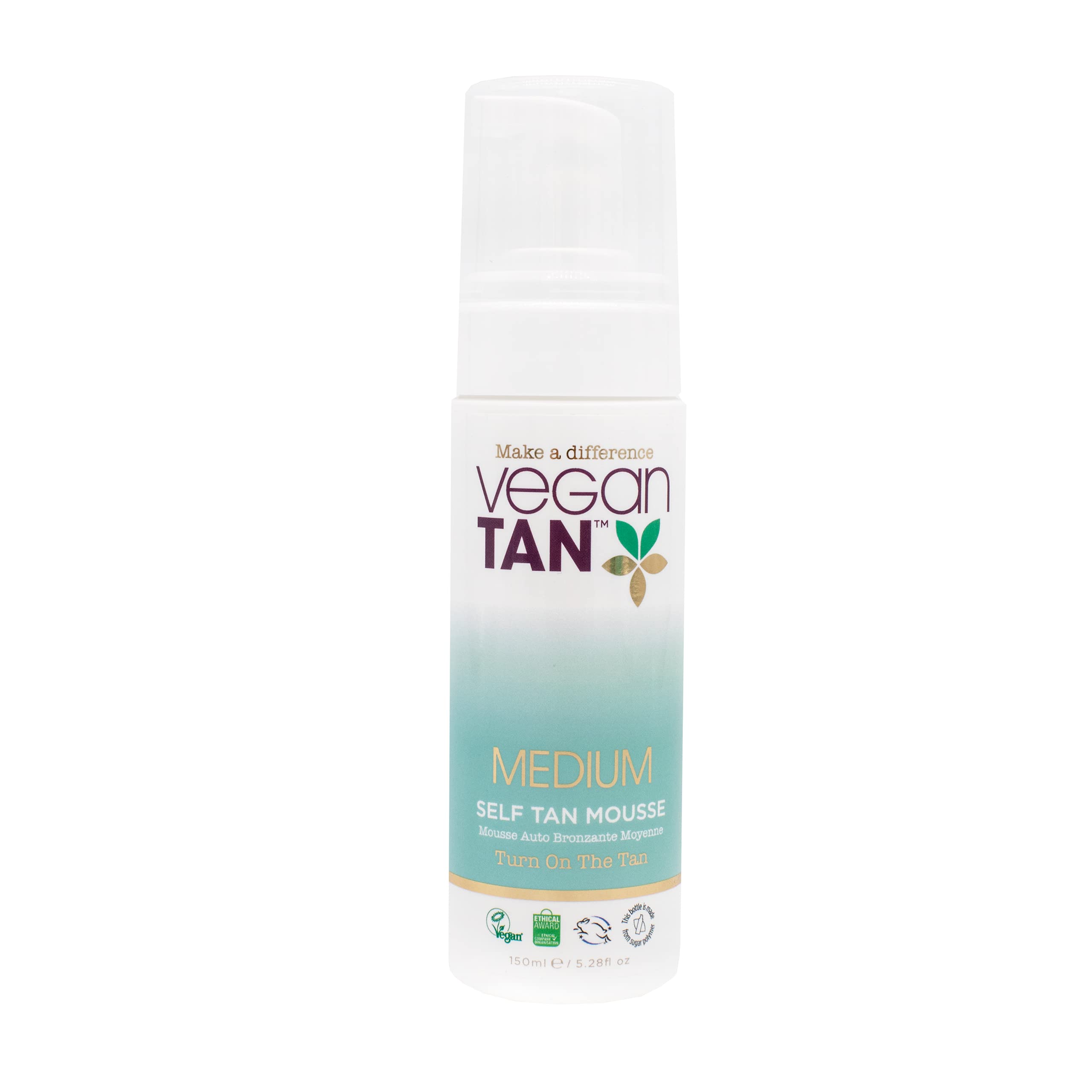 Vegan Tan Medium Self Tan Mousse 150ml