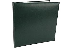 Pioneer Leatherette Postbound 12" x 12" Green Scrapbook Album