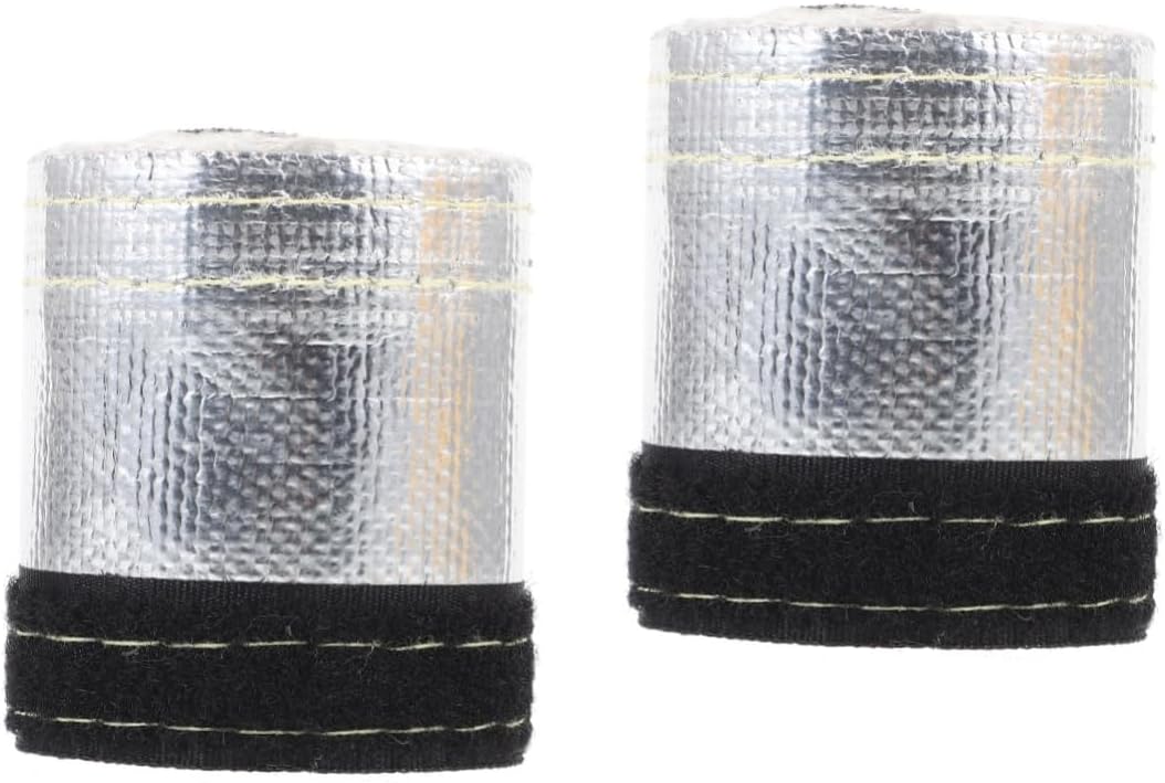 STOBAZA 2pcs Fiberglass Wire Sheathing Car Wire Insulation Cover Heat for Exhaust Heat Shield