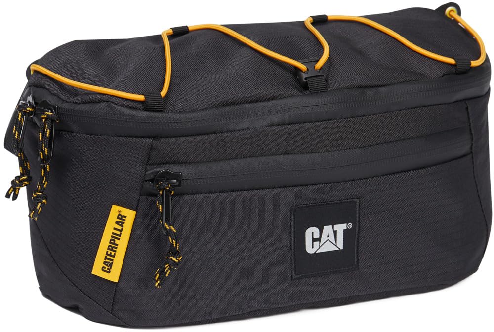 CAT Caterpillar City Vibes 84753-652 torba na pasek – wytrzymała torba na brzuch dla mężczyzn i kobiet – praktyczna torba biodrowa na podróż i w czasie wolnym, czarny, Einheitsgröße, pasek na